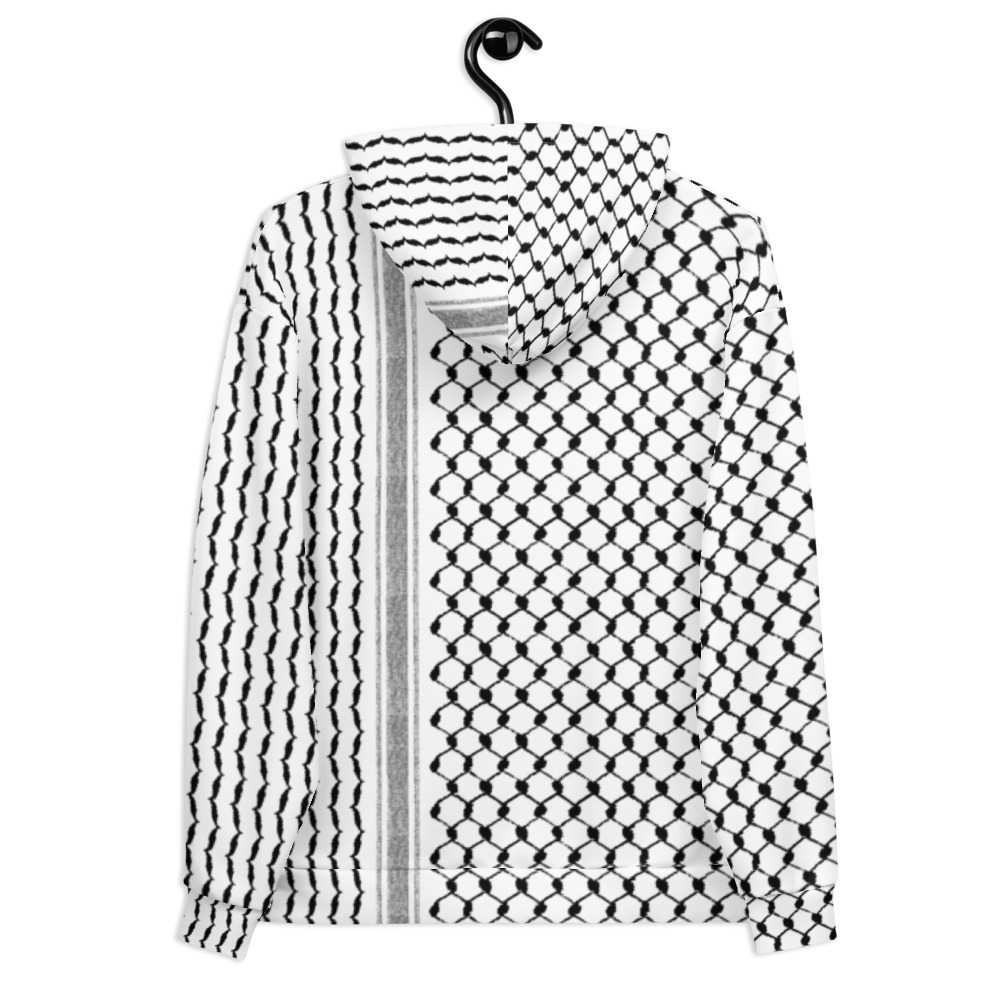 Palestinian Hatta Kufiya Pattern Top Quality Custom Unisex Hoodie - Image 2