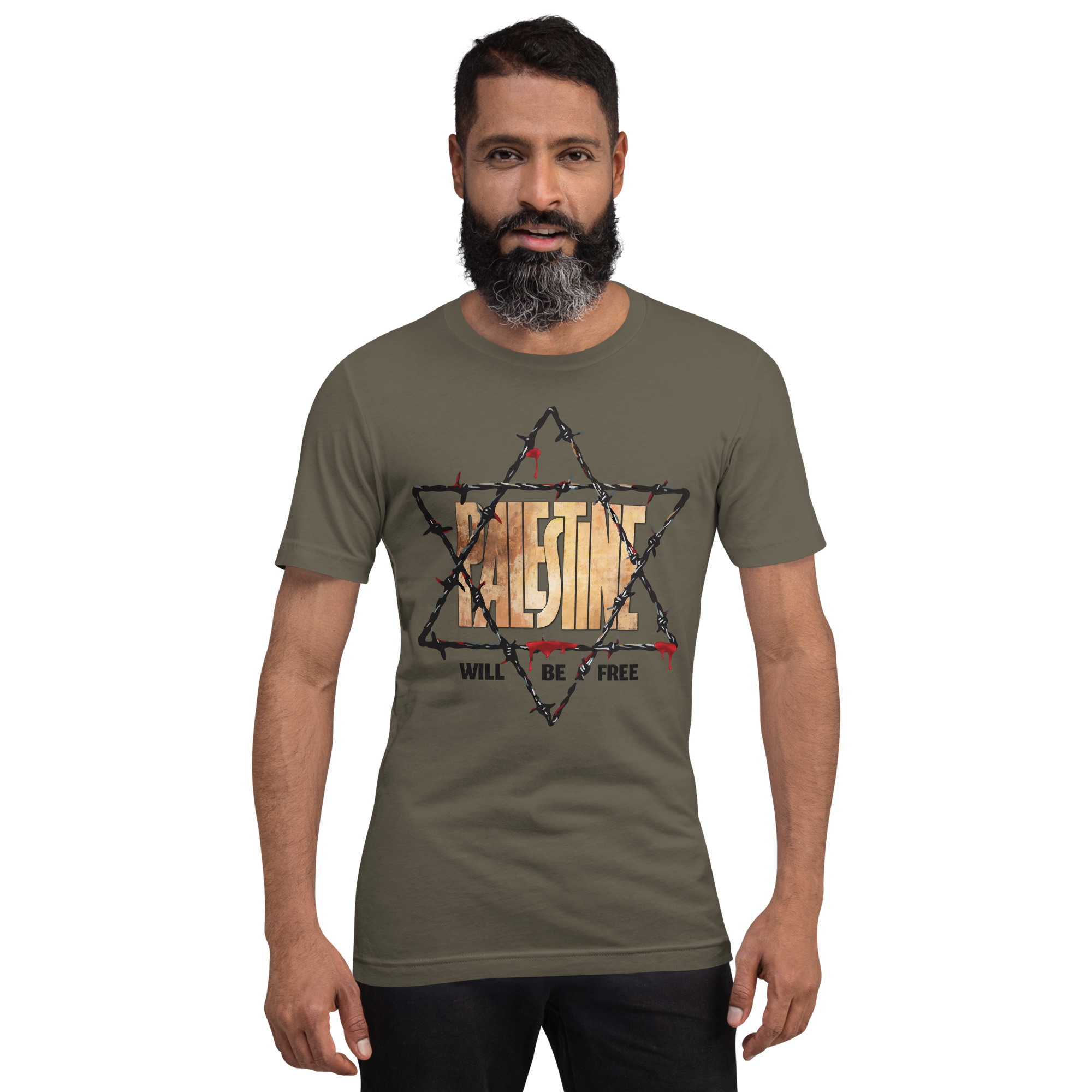 Occupied Palestine Will Be Free Custom Top Quality T-shirt - Image 3