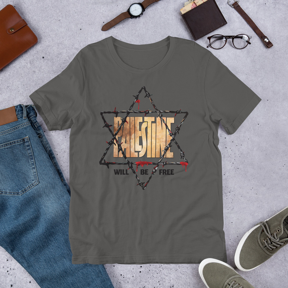 Occupied Palestine Will Be Free Custom Top Quality T-shirt - Image 5