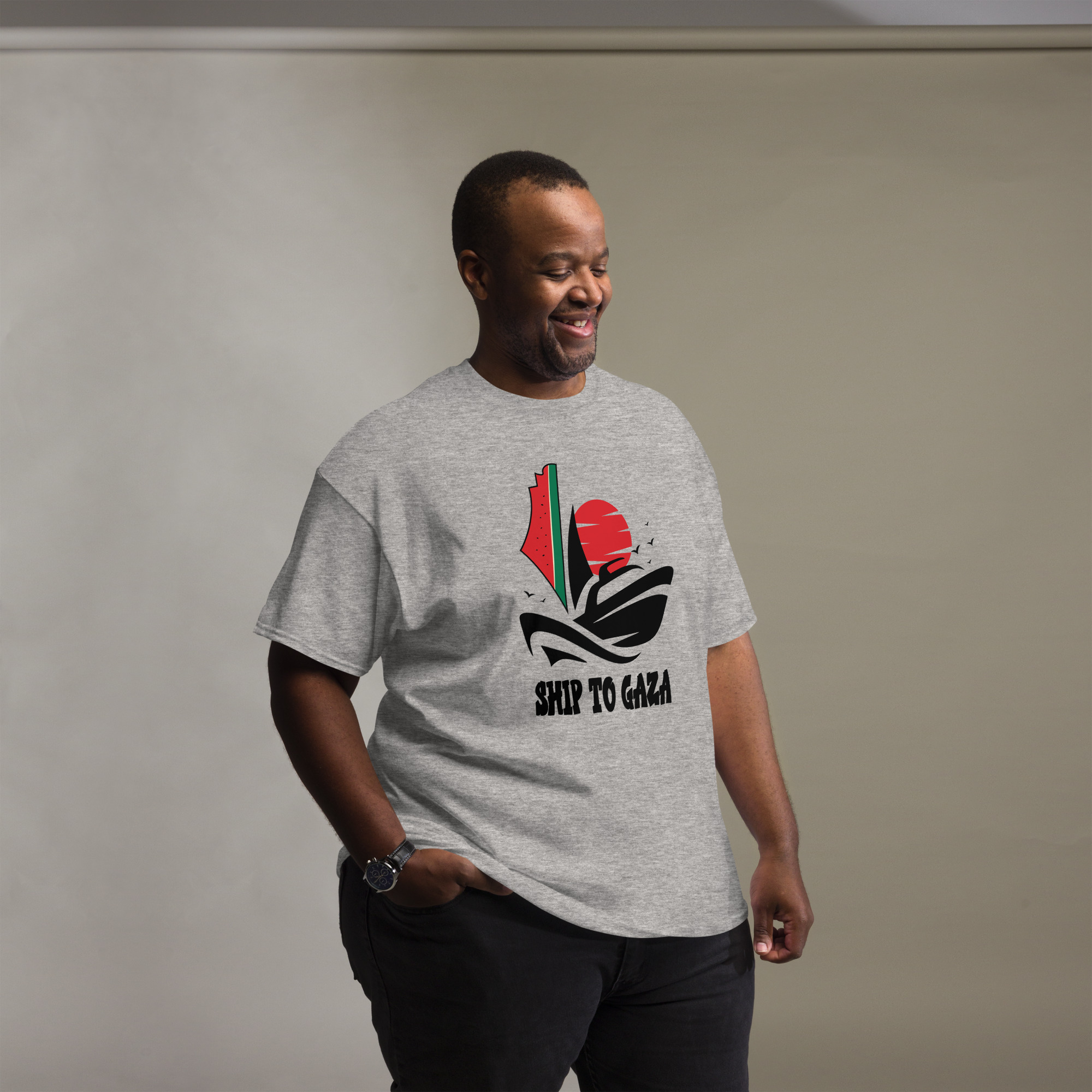 Free Palestine Ship to Gaza Madleen Boat Tshirt - Image 16