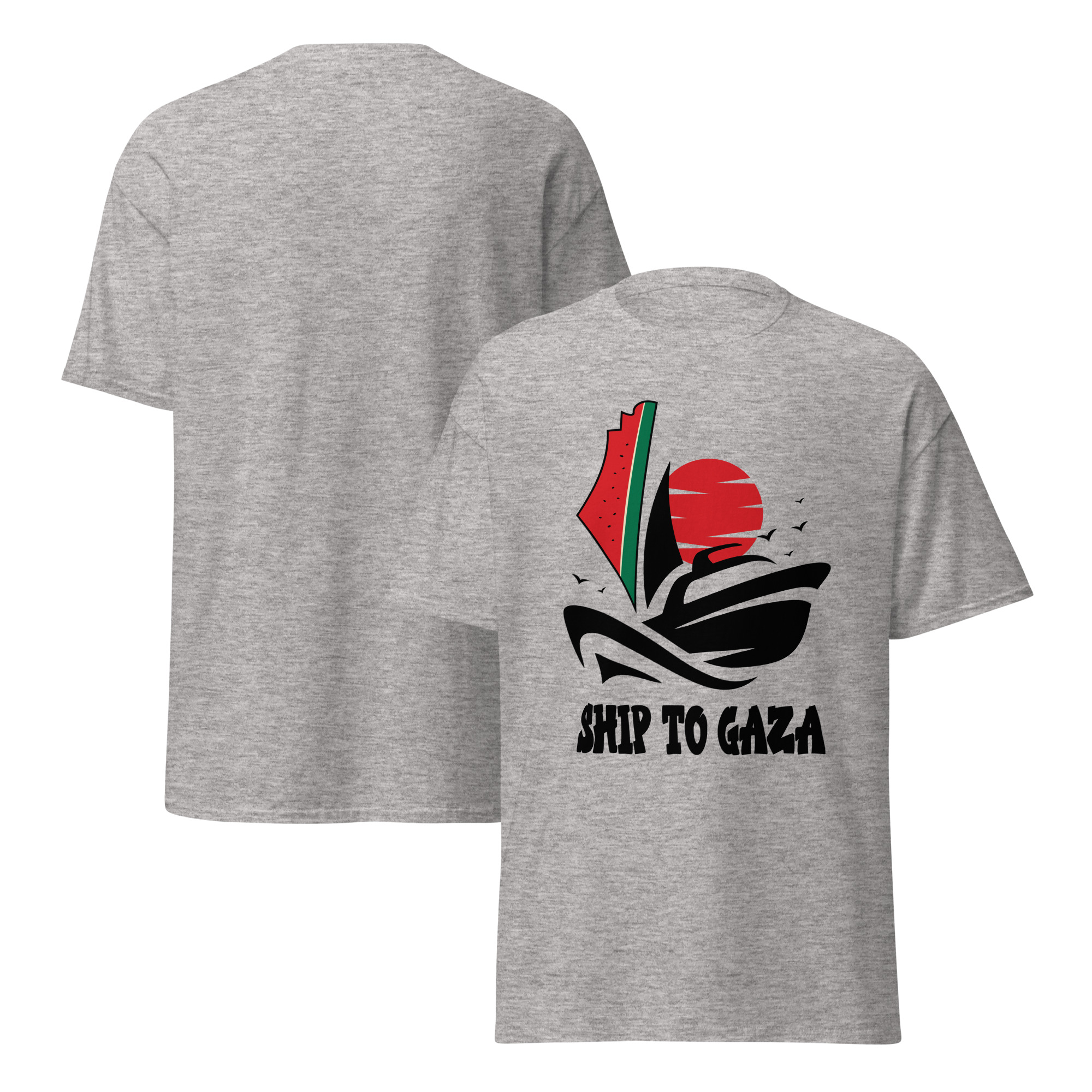 Free Palestine Ship to Gaza Madleen Boat Tshirt - Image 13