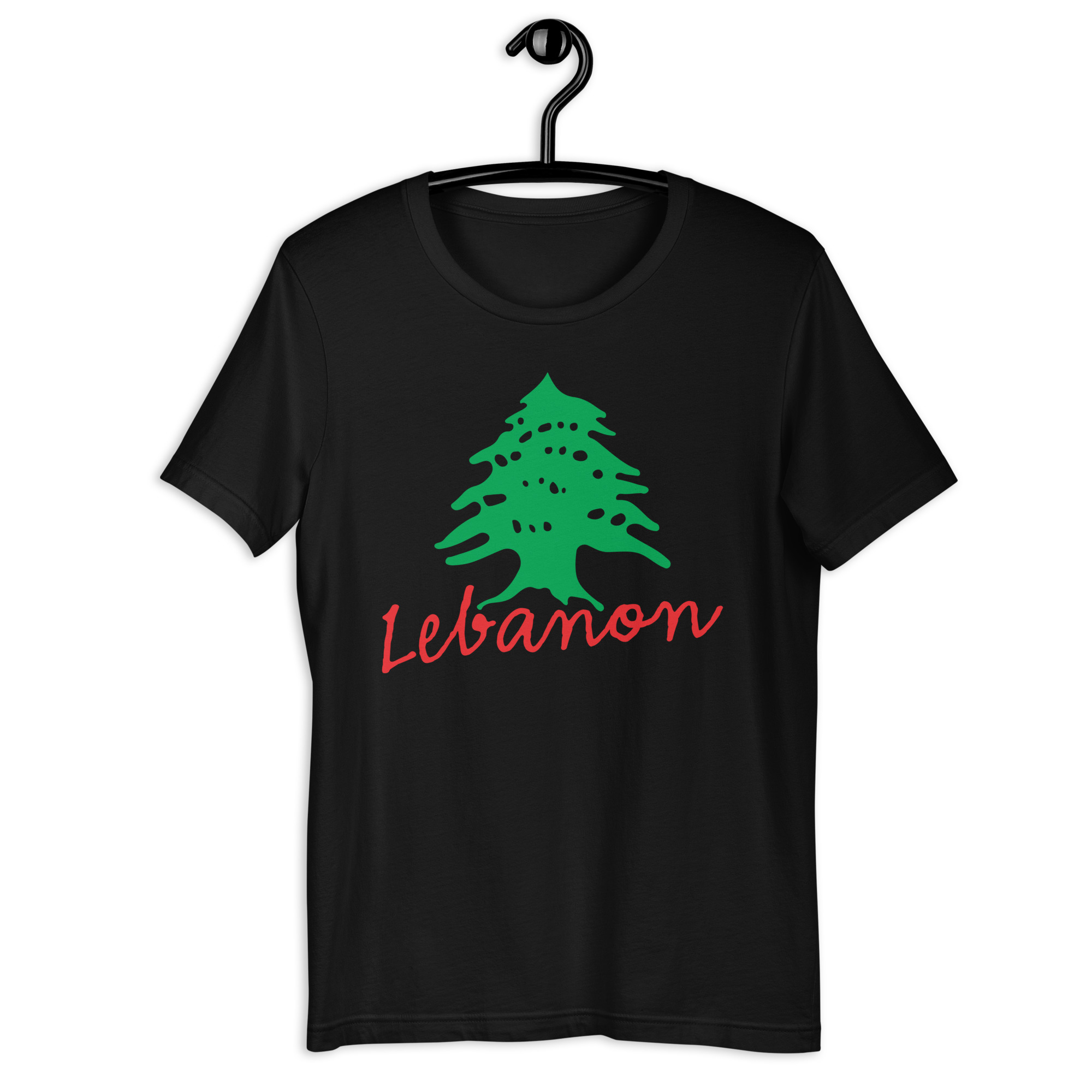 Lebanon Name Cedar Tree Lebanese Flag Symbol T-Shirt - Image 6