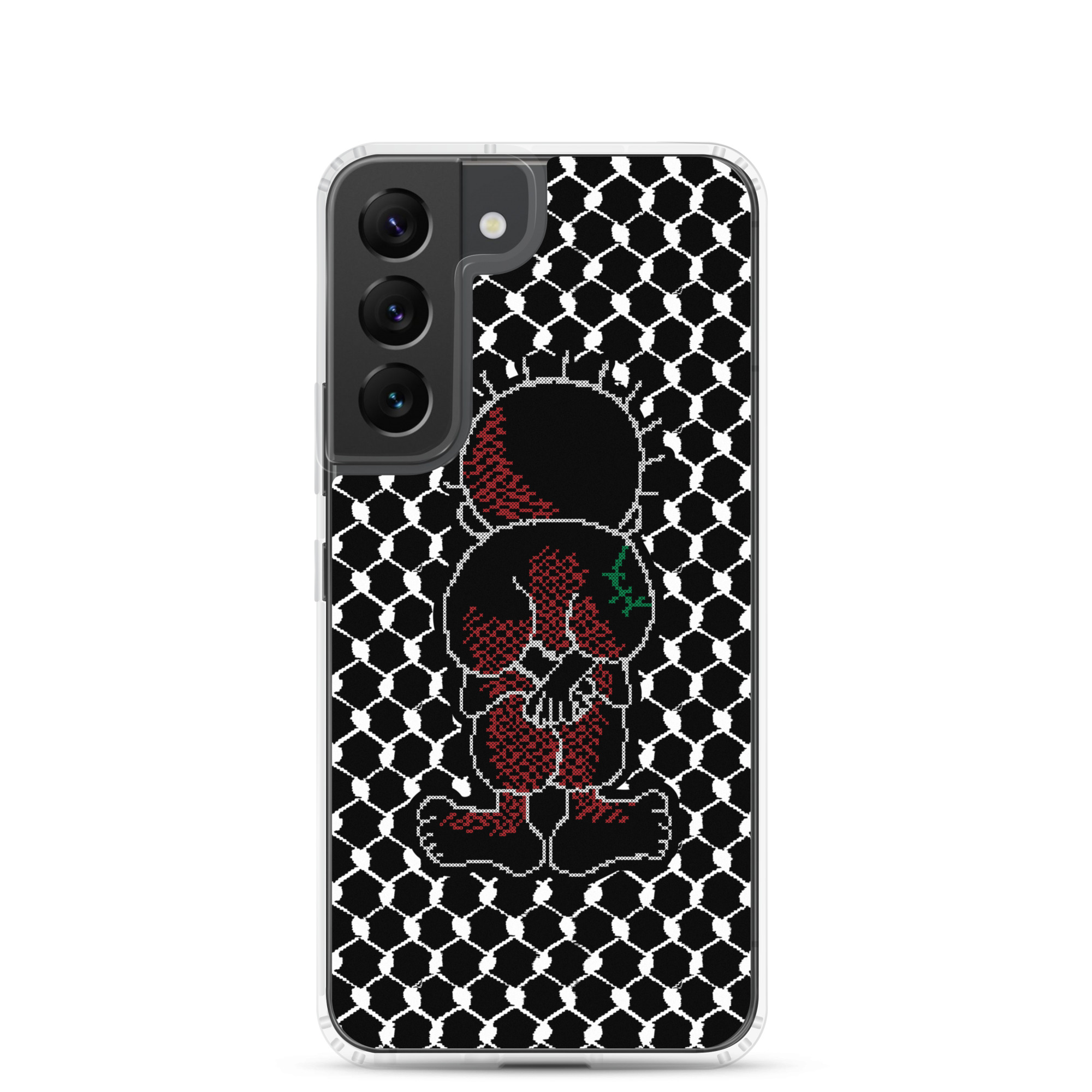 Palestine Handala Palestinian Kufiya Pattern Samsung Phone Case - Image 7