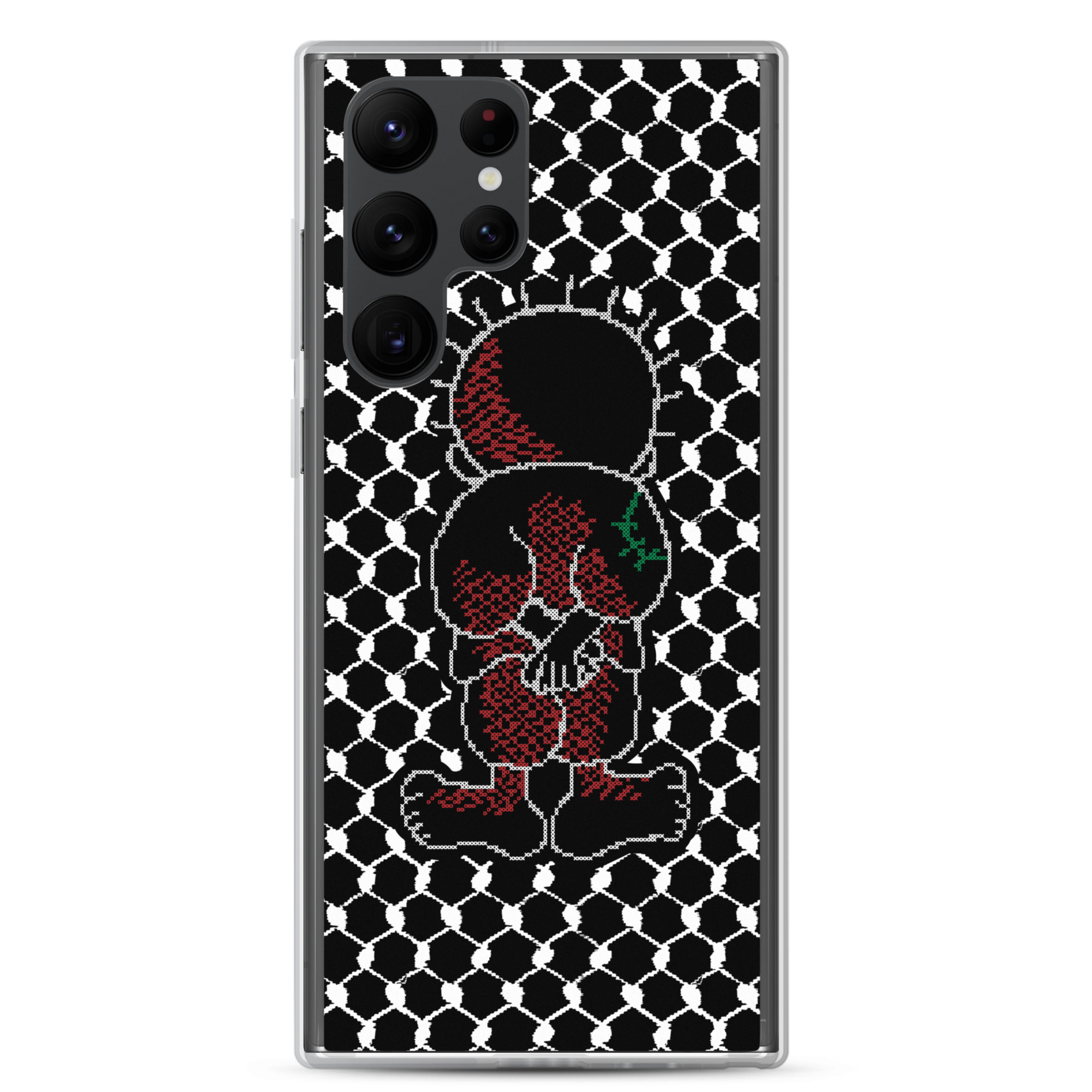 Palestine Handala Palestinian Kufiya Pattern Samsung Phone Case - Image 10