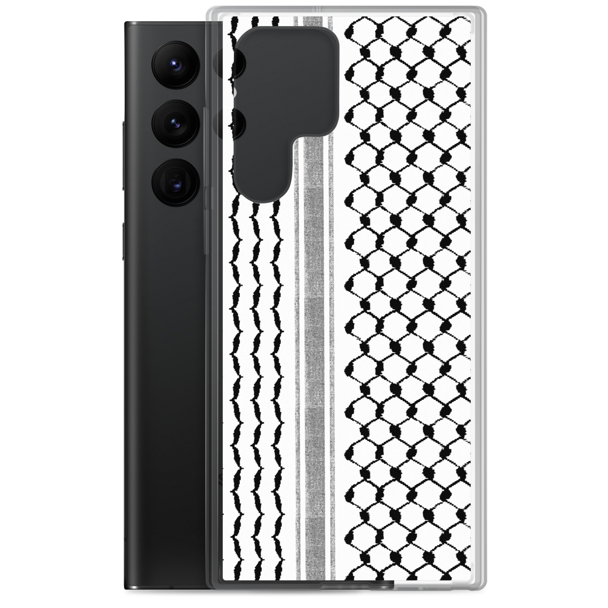 Palestinian Hatta Kufiya Pattern#2 Custom Samsung Phone Case - Image 11
