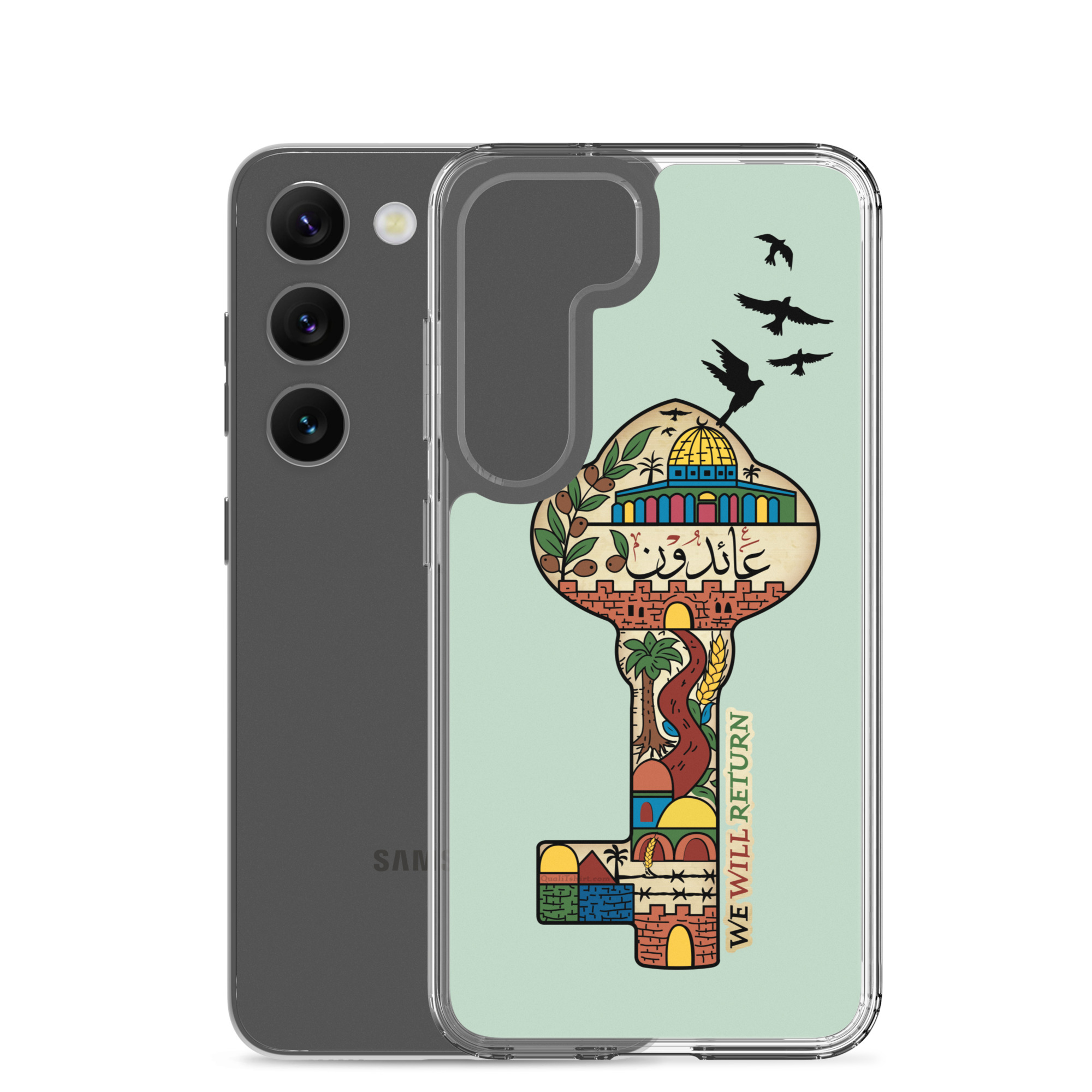 Palestinian Key of Return Palestine Freedom Customized Samsung Case - Image 24