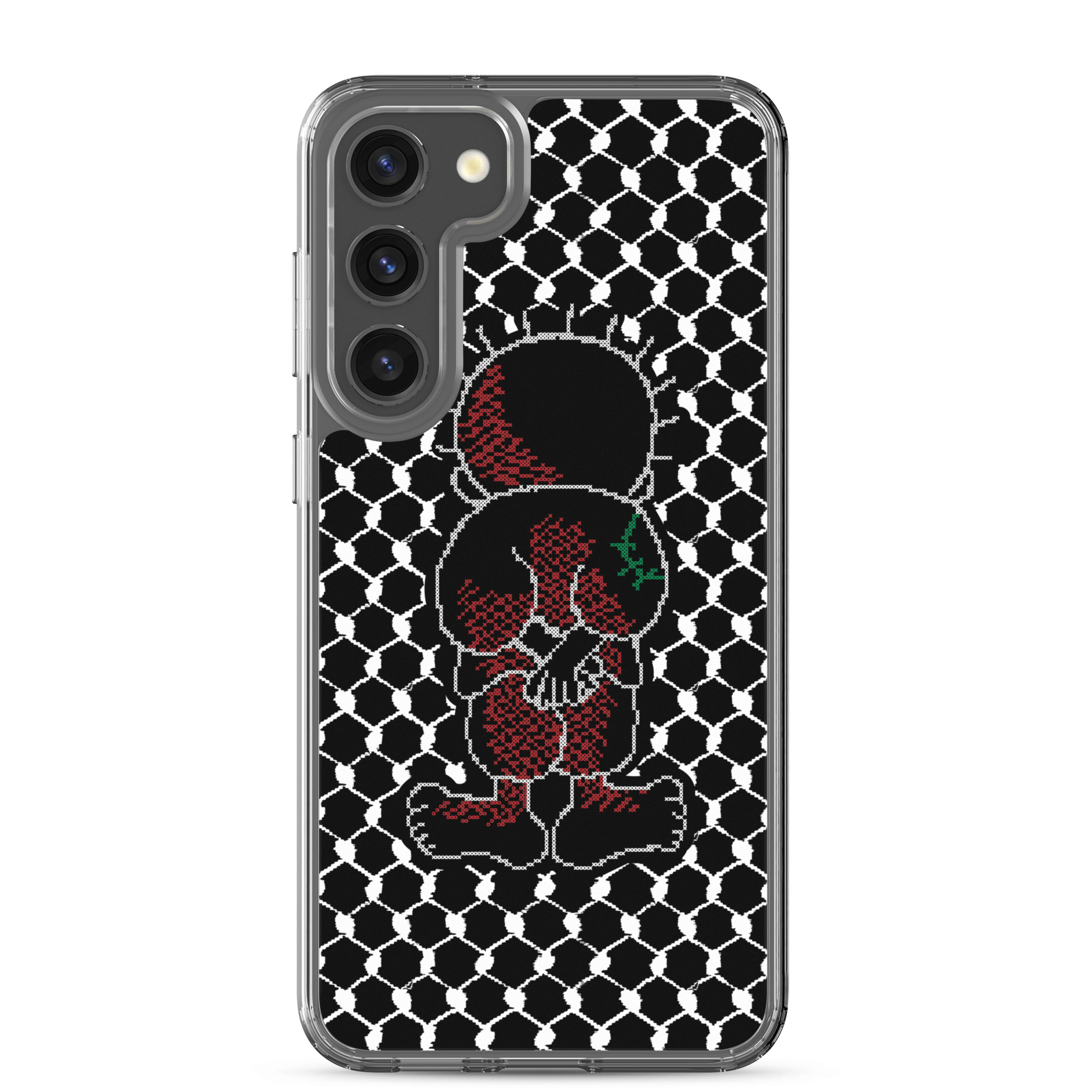 Palestine Handala Palestinian Kufiya Pattern Samsung Phone Case - Image 19