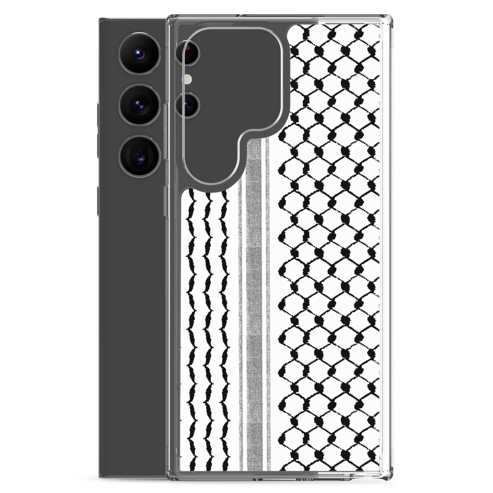 Palestinian Hatta Kufiya Pattern#2 Custom Samsung Phone Case - Image 22