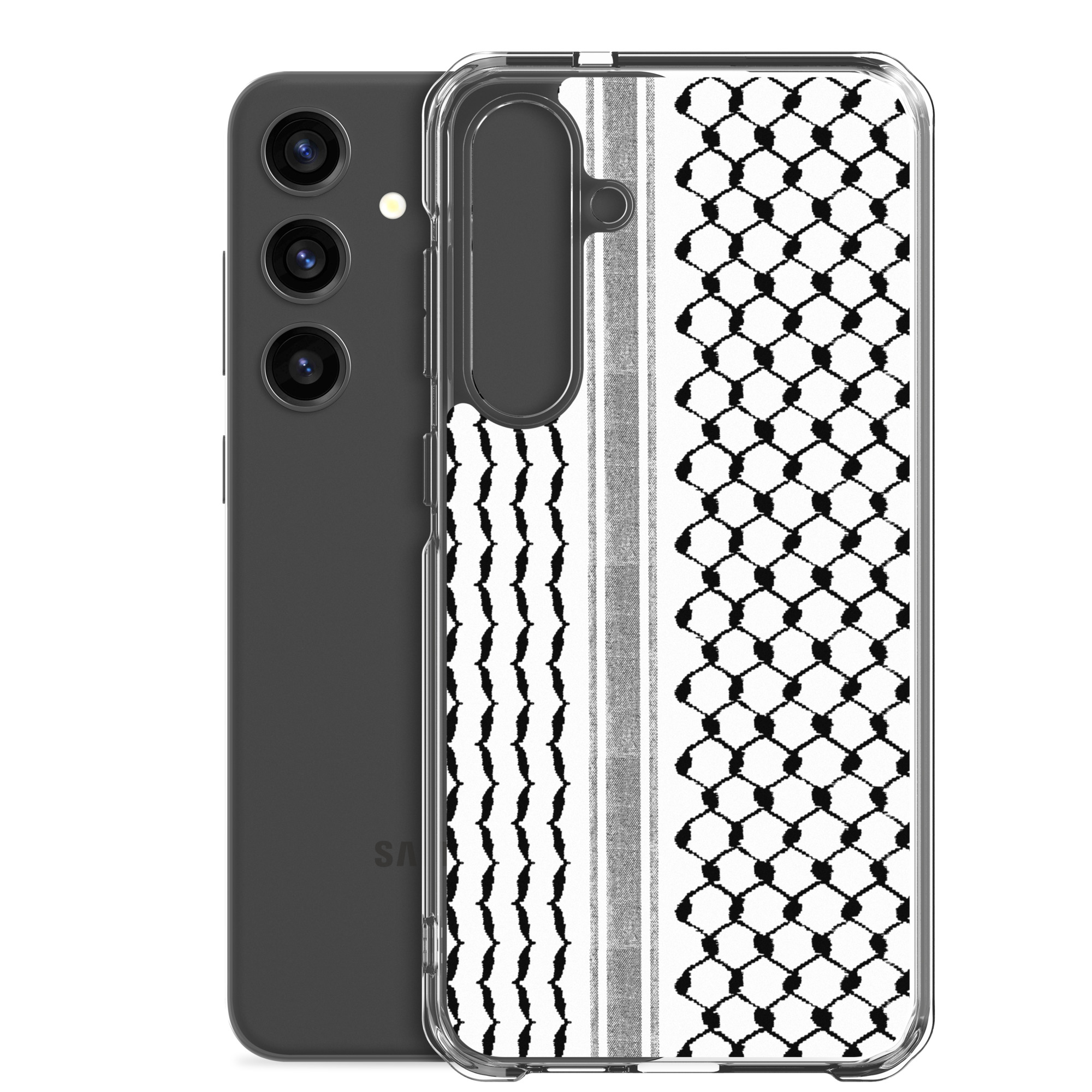 Palestinian Hatta Kufiya Pattern#2 Custom Samsung Phone Case - Image 26