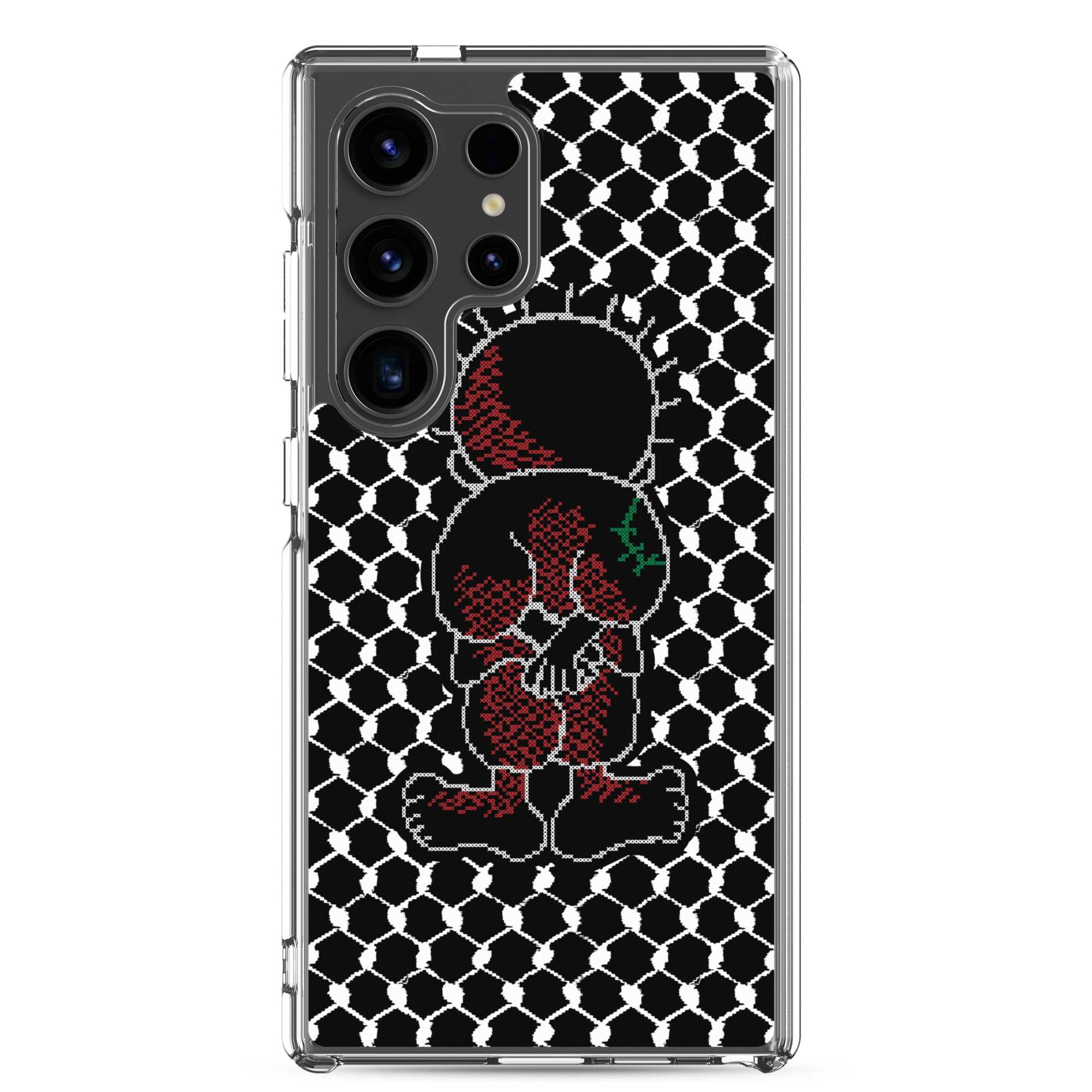 Palestine Handala Palestinian Kufiya Pattern Samsung Phone Case - Image 27