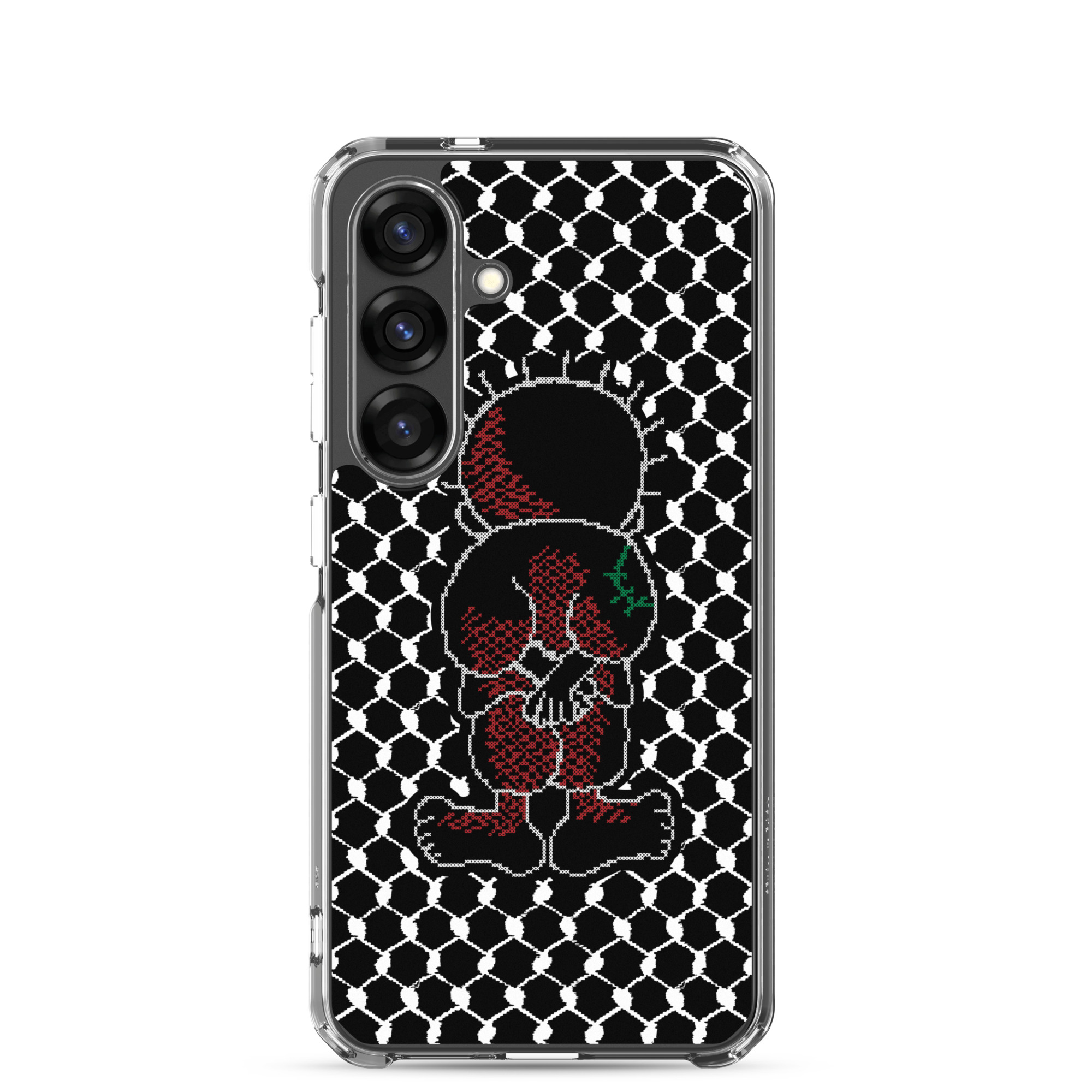 Palestine Handala Palestinian Kufiya Pattern Samsung Phone Case - Image 17