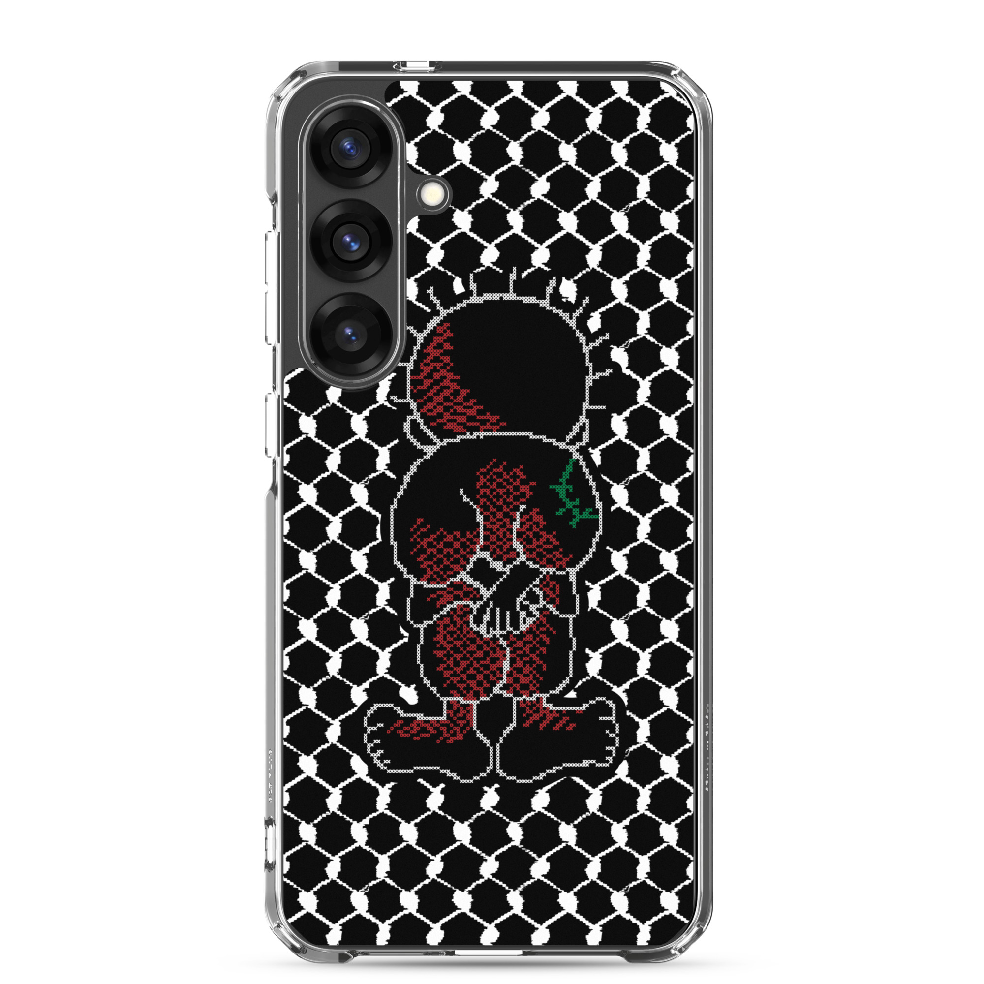 Palestine Handala Palestinian Kufiya Pattern Samsung Phone Case - Image 13