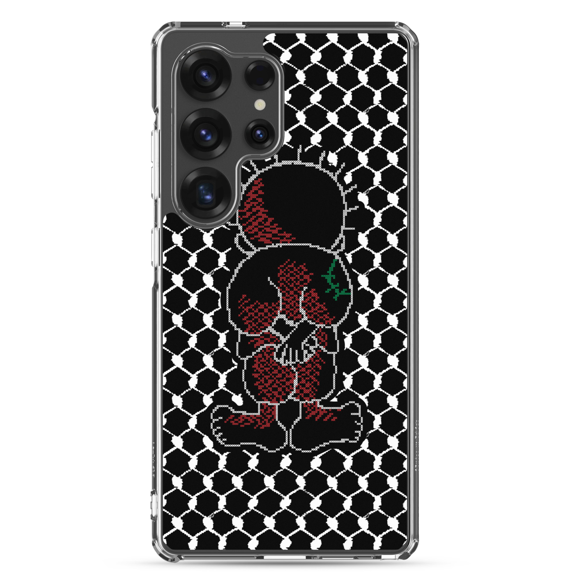 Palestine Handala Palestinian Kufiya Pattern Samsung Phone Case - Image 15