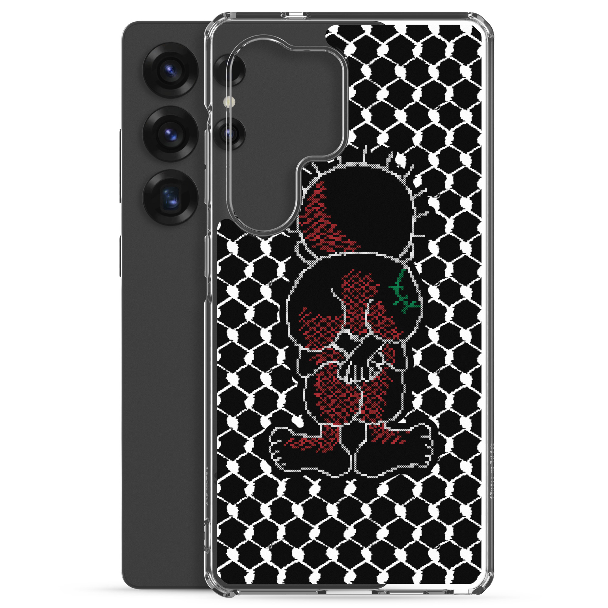 Palestine Handala Palestinian Kufiya Pattern Samsung Phone Case - Image 16