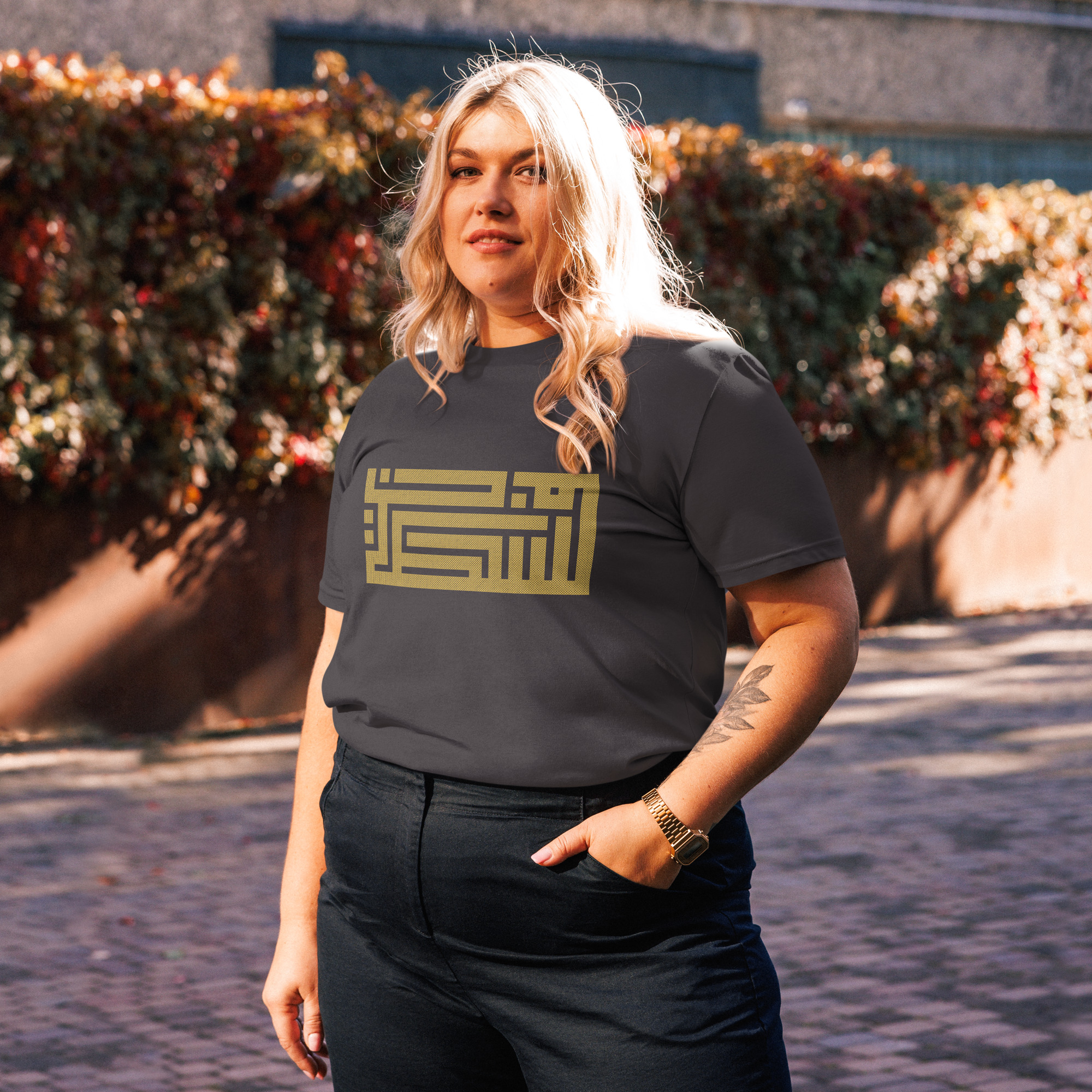 Palestine Arabic Calligraphy Custom Unisex T-shirt - Image 6